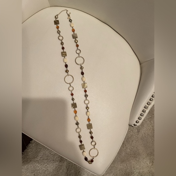 LIA SOPHIA - WOMENS NECKLACE brown gold - Picture 1 of 3